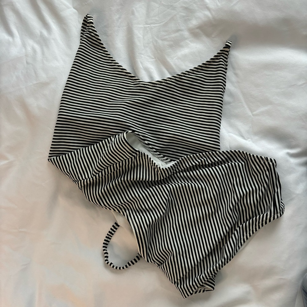 Striped One-Piece - Picture 3 of 3